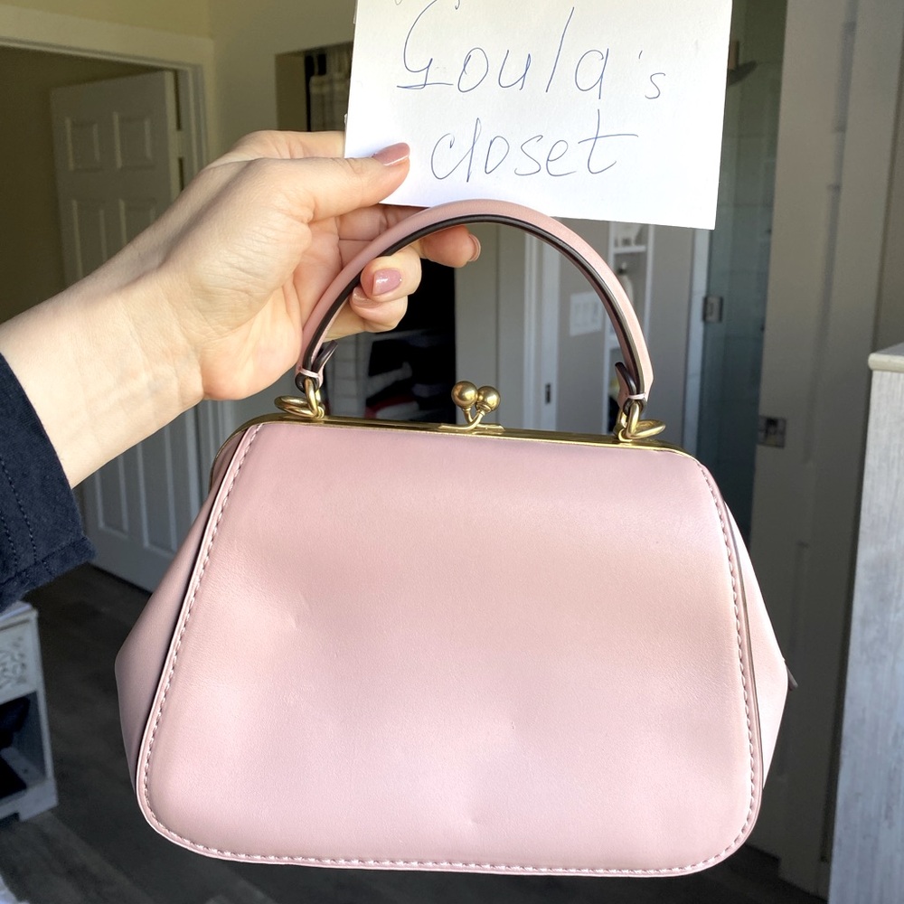 Coach french kisslock bag